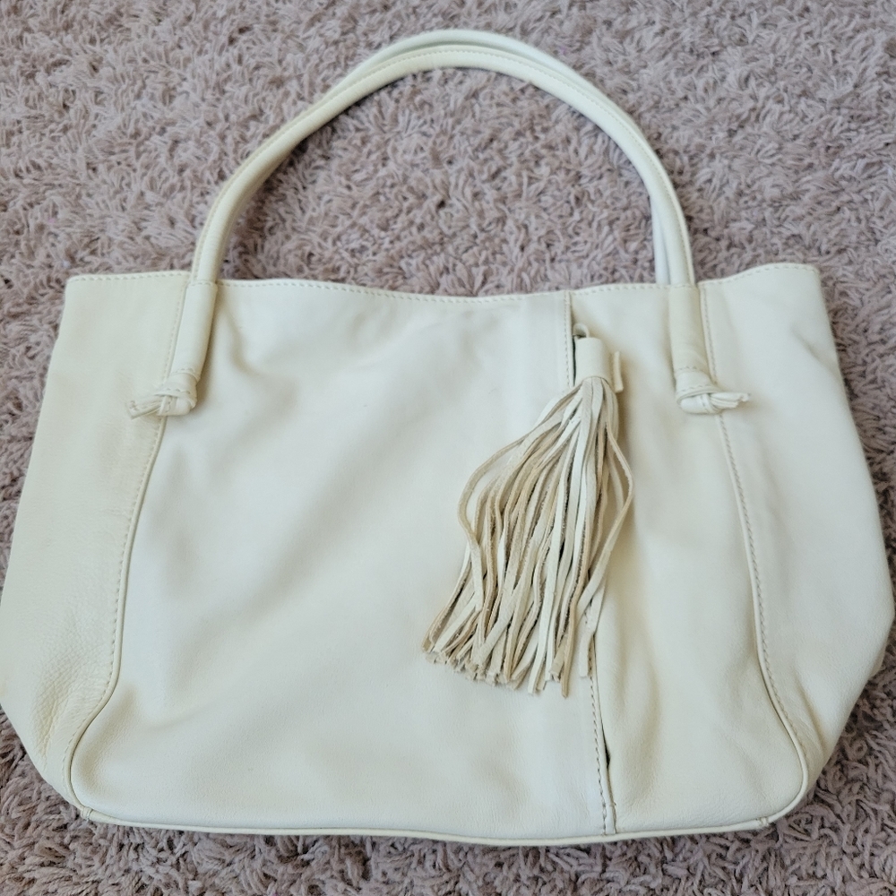 Hobo leather tote bag